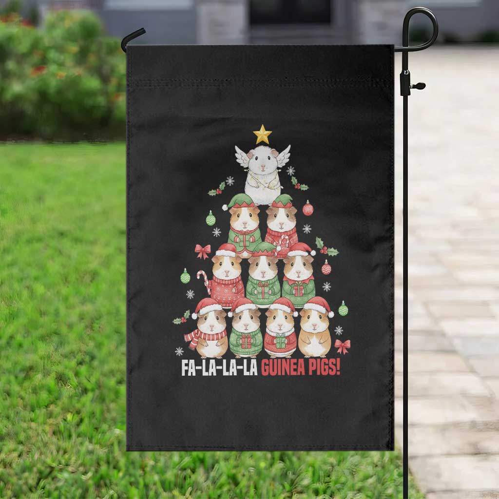 Fa La La La Guinea Pigs Garden Flag Funny Christmas Cavy Lover Gift - Wonder Print Shop