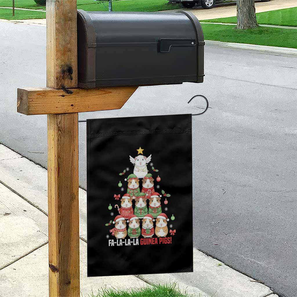 Fa La La La Guinea Pigs Garden Flag Funny Christmas Cavy Lover Gift - Wonder Print Shop