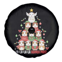 Fa La La La Guinea Pigs Spare Tire Cover Funny Christmas Cavy Lover Gift - Wonder Print Shop