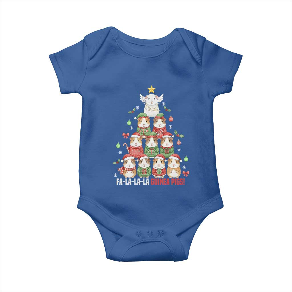 Fa La La La Guinea Pigs Baby Onesie Funny Christmas Cavy Lover Gift - Wonder Print Shop