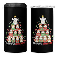 Fa La La La Guinea Pigs 4 in 1 Can Cooler Tumbler Funny Christmas Cavy Lover Gift - Wonder Print Shop