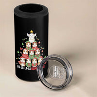 Fa La La La Guinea Pigs 4 in 1 Can Cooler Tumbler Funny Christmas Cavy Lover Gift - Wonder Print Shop