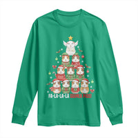 Fa La La La Guinea Pigs Long Sleeve Shirt Funny Christmas Cavy Lover Gift - Wonder Print Shop