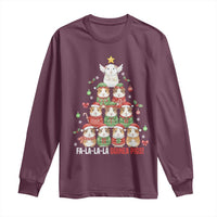 Fa La La La Guinea Pigs Long Sleeve Shirt Funny Christmas Cavy Lover Gift - Wonder Print Shop