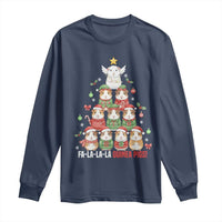 Fa La La La Guinea Pigs Long Sleeve Shirt Funny Christmas Cavy Lover Gift - Wonder Print Shop