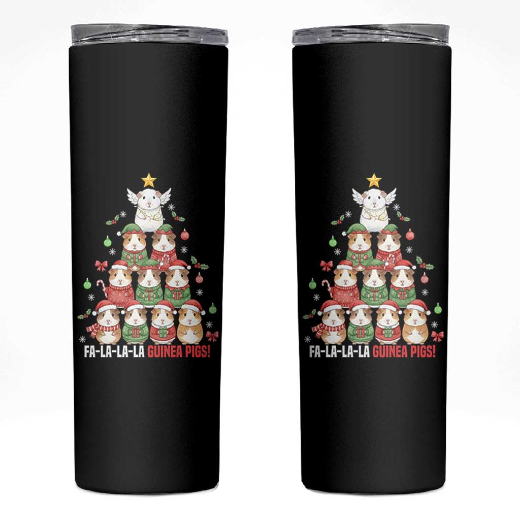 Fa La La La Guinea Pigs Skinny Tumbler Funny Christmas Cavy Lover Gift - Wonder Print Shop
