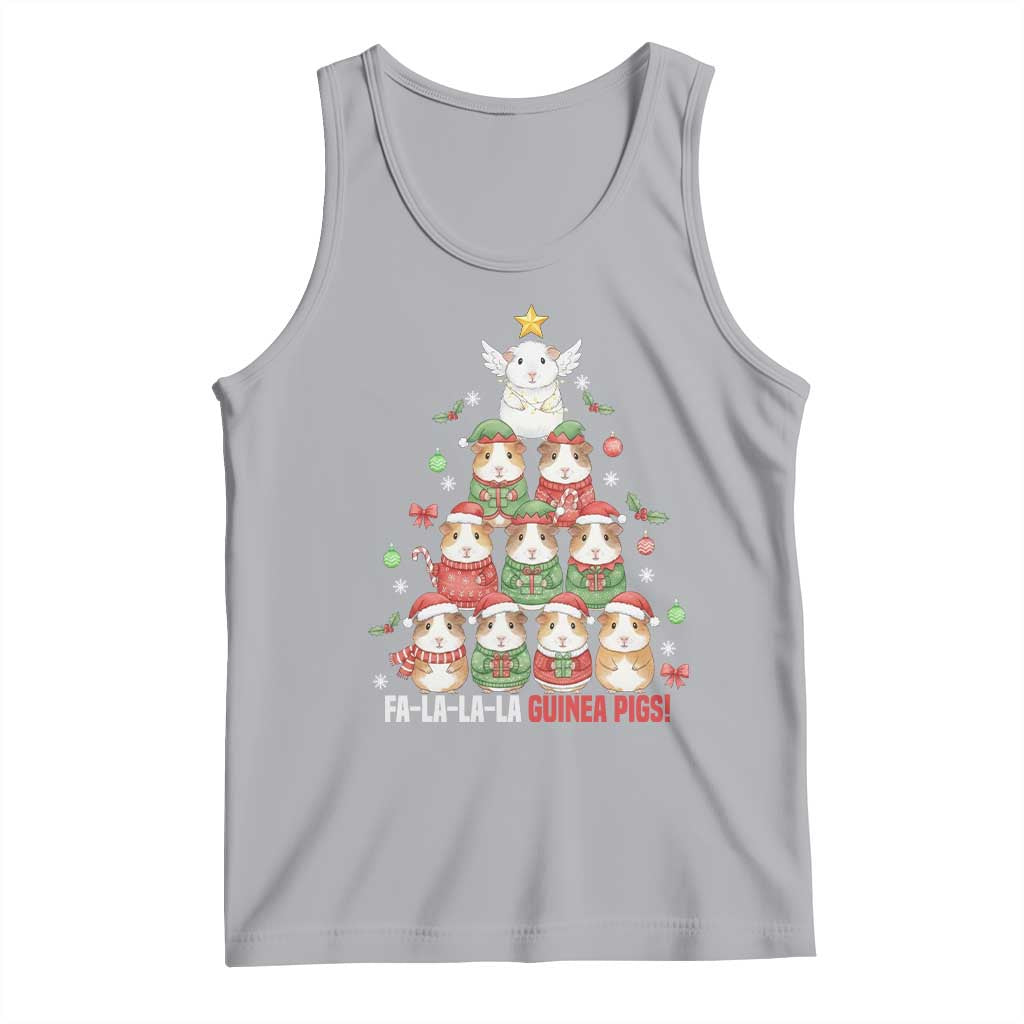 Fa La La La Guinea Pigs Tank Top Funny Christmas Cavy Lover Gift - Wonder Print Shop