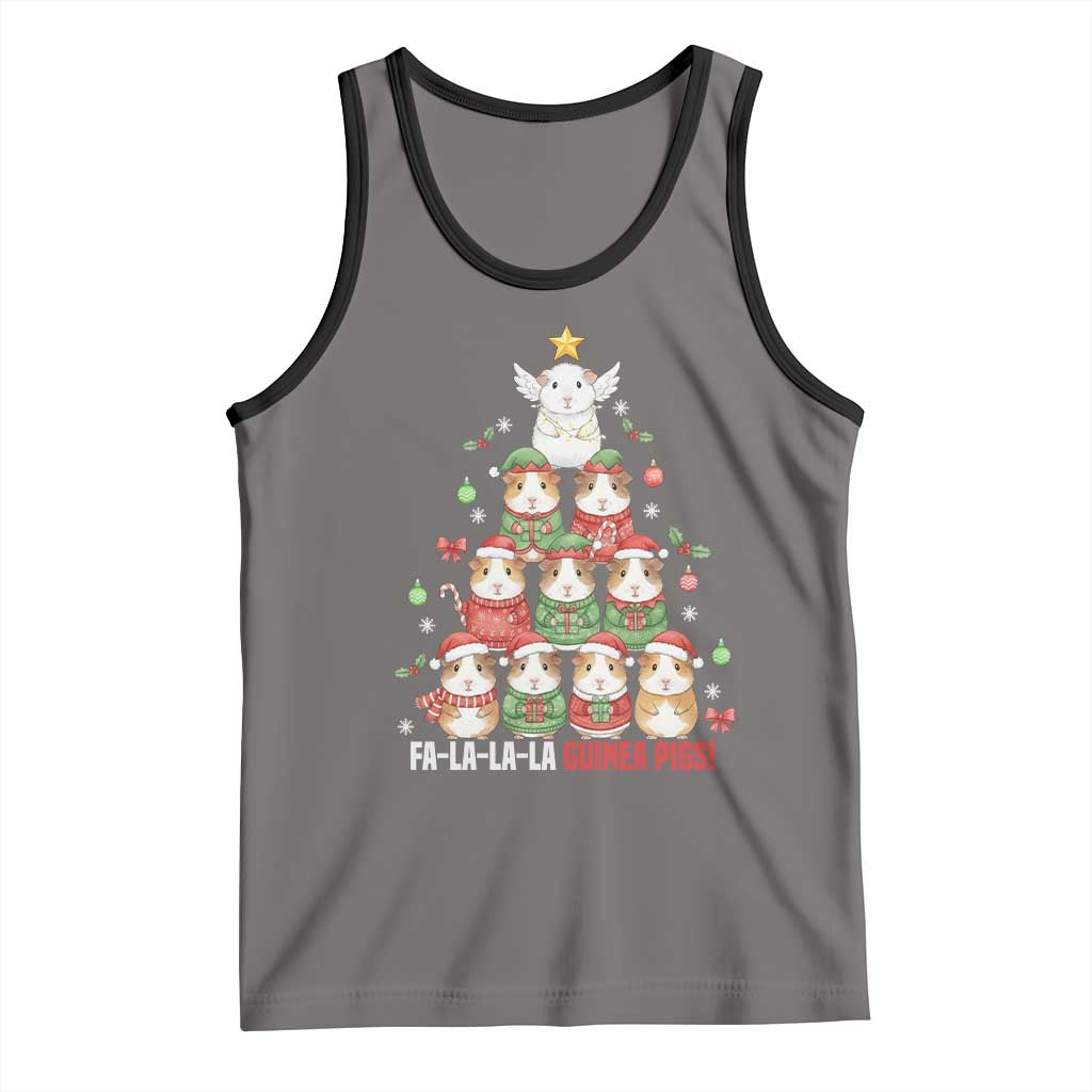 Fa La La La Guinea Pigs Tank Top Funny Christmas Cavy Lover Gift - Wonder Print Shop