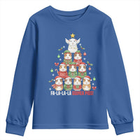 Fa La La La Guinea Pigs Youth Sweatshirt Funny Christmas Cavy Lover Gift - Wonder Print Shop