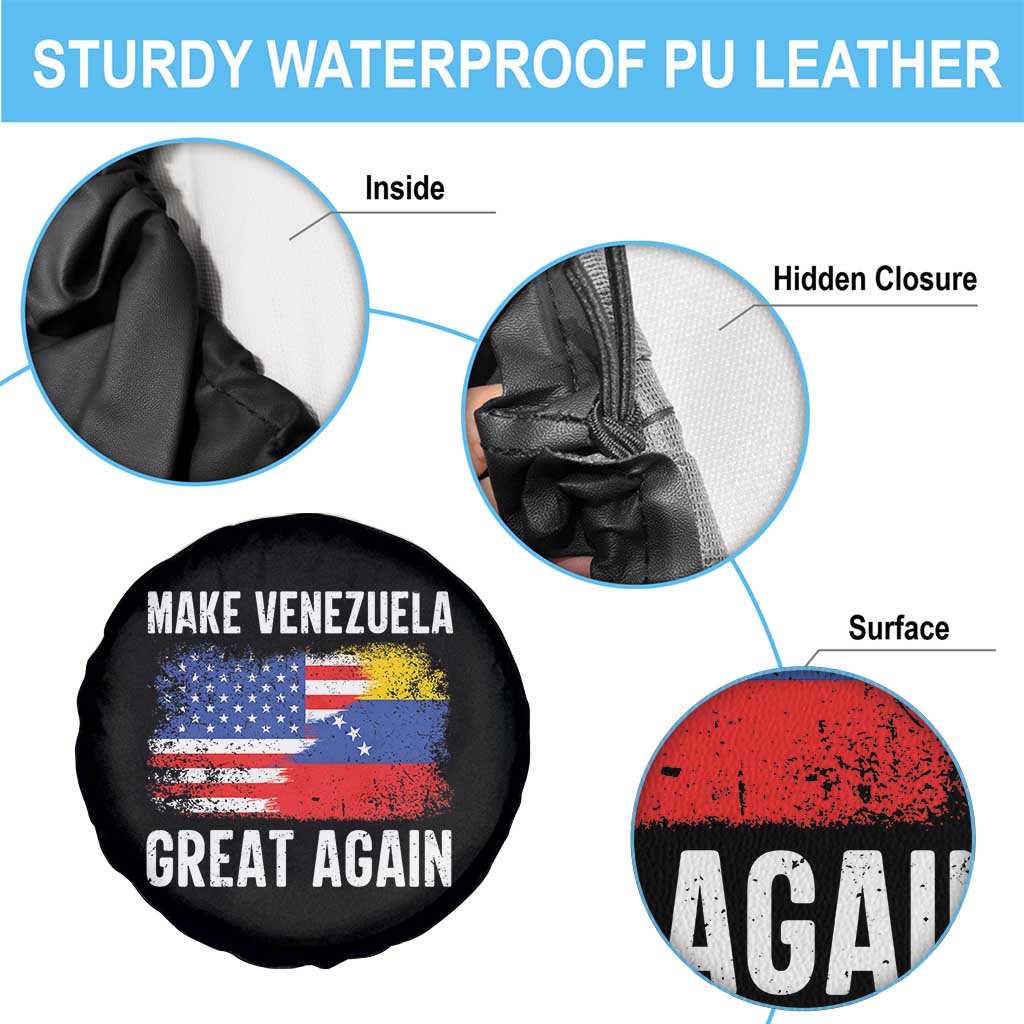 Make Venezuela Great Again Spare Tire Cover Political Gift - Wonder Print Shop