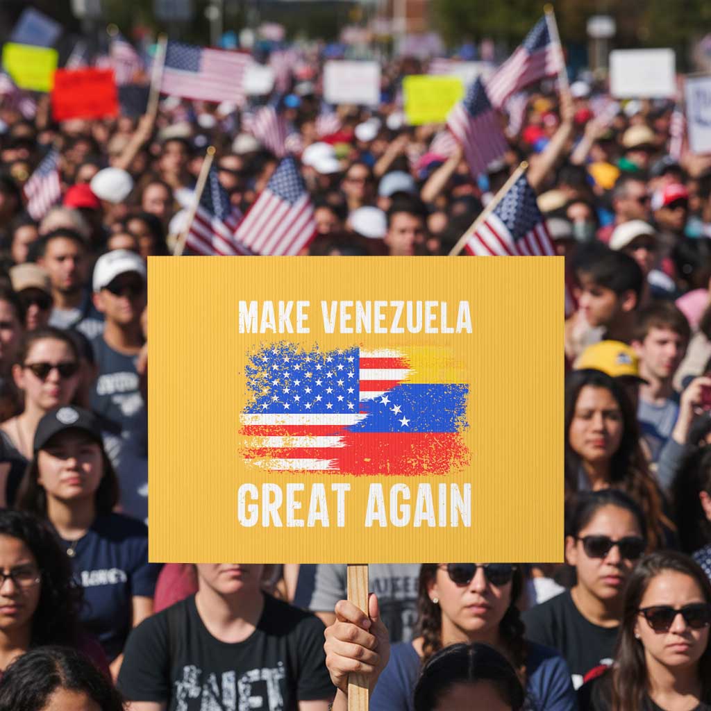 Make Venezuela Great Again Protest Sign Political Gift - Wonder Print Shop