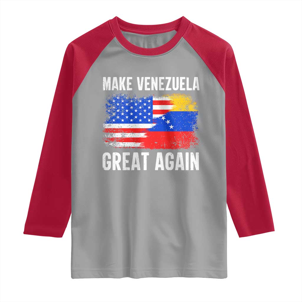 Make Venezuela Great Again Raglan Shirt Political Gift - Wonder Print Shop
