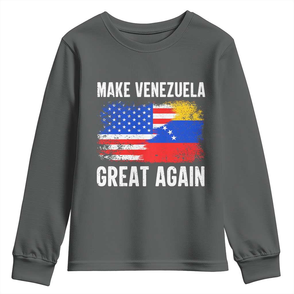 Make Venezuela Great Again Youth Sweatshirt Political Gift - Wonder Print Shop