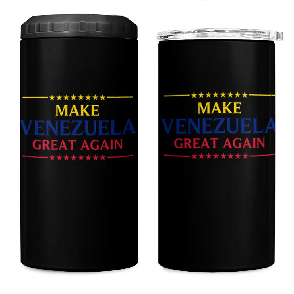 Venezuela Libre 4 in 1 Can Cooler Tumbler Make Venezuela Great Again - Wonder Print Shop