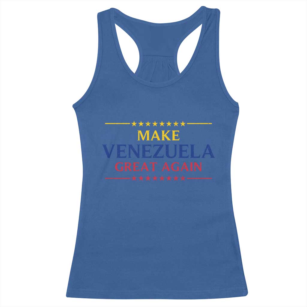 Venezuela Libre Racerback Tank Top Make Venezuela Great Again - Wonder Print Shop