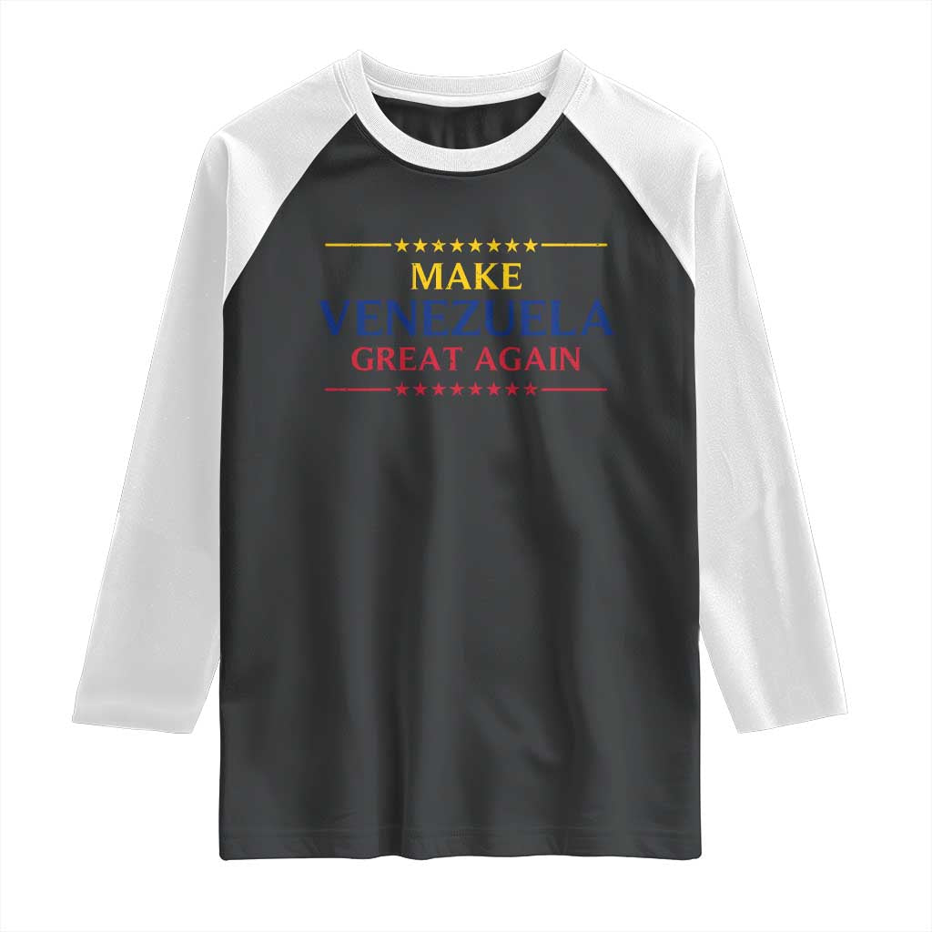 Venezuela Libre Raglan Shirt Make Venezuela Great Again - Wonder Print Shop