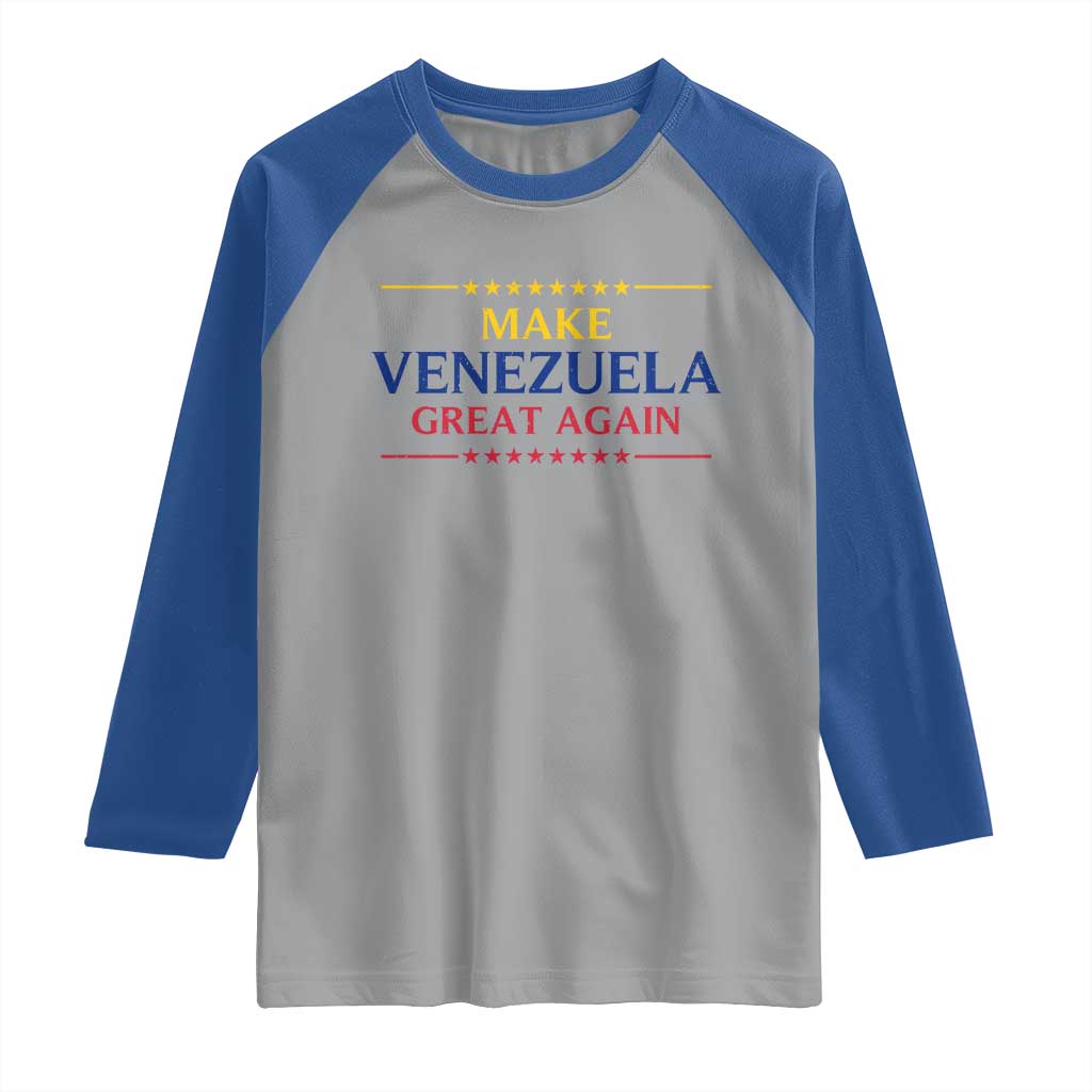 Venezuela Libre Raglan Shirt Make Venezuela Great Again - Wonder Print Shop