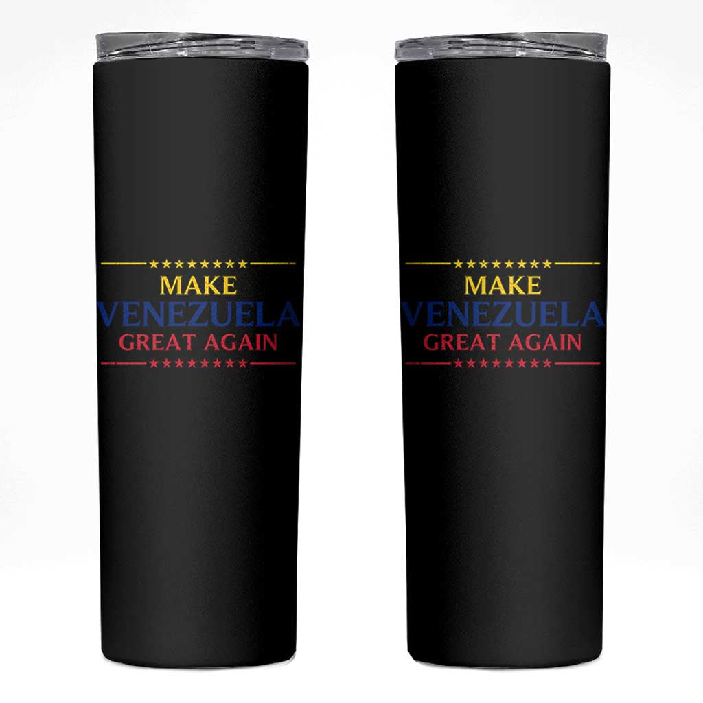Venezuela Libre Skinny Tumbler Make Venezuela Great Again - Wonder Print Shop
