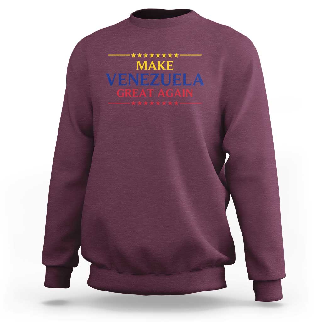 Venezuela Libre Sweatshirt Make Venezuela Great Again - Wonder Print Shop