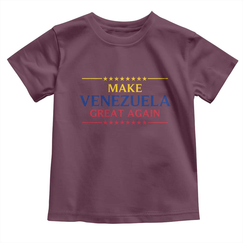 Venezuela Libre Toddler T Shirt Make Venezuela Great Again - Wonder Print Shop