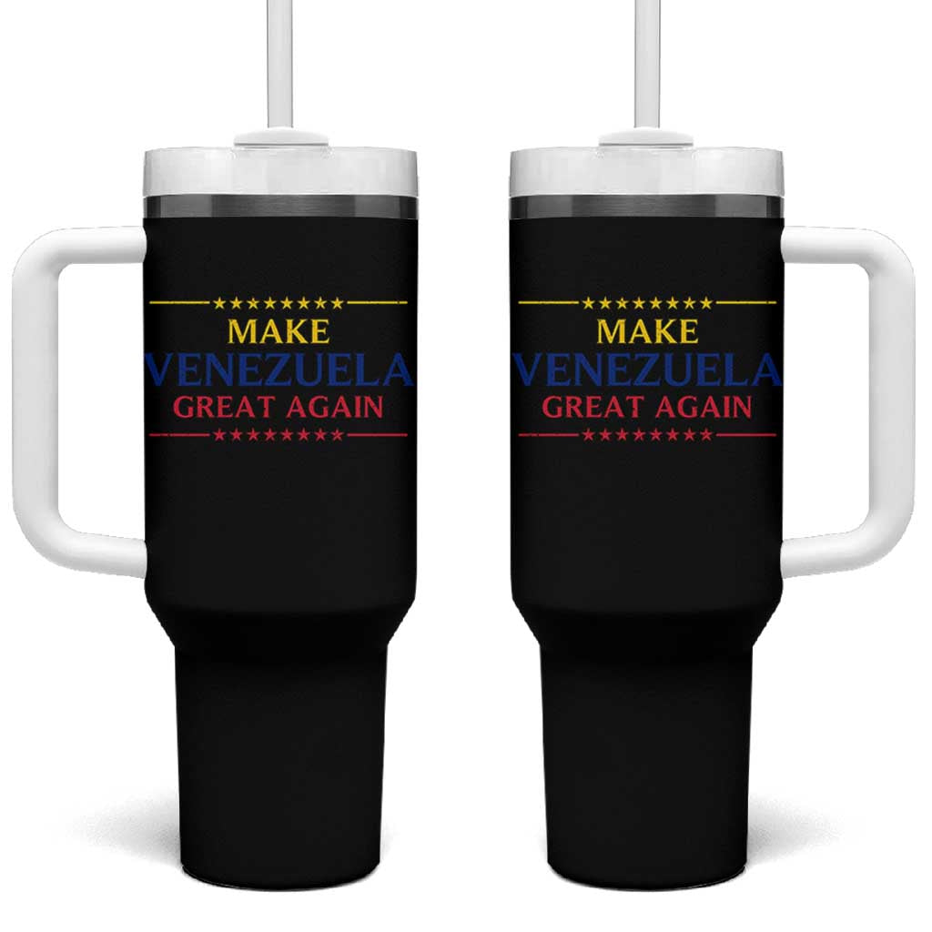 Venezuela Libre Tumbler With Handle Make Venezuela Great Again - Wonder Print Shop