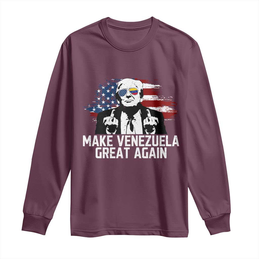 MVGA Make Venezuela Great Again Long Sleeve Shirt Funny Political Gift - Wonder Print Shop