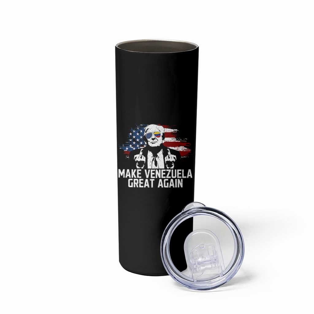 MVGA Make Venezuela Great Again Skinny Tumbler Funny Political Gift - Wonder Print Shop