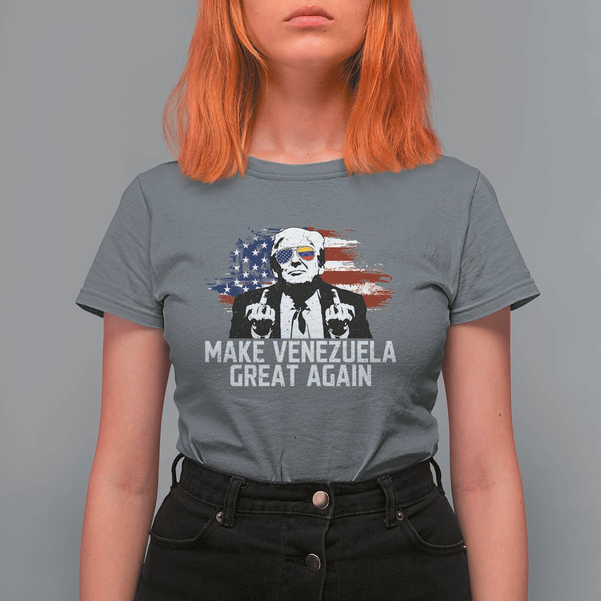 MVGA Make Venezuela Great Again T Shirt For Women Funny Political Gift - Wonder Print Shop
