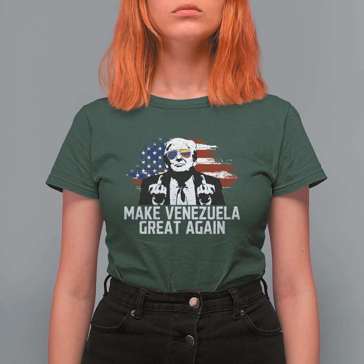 MVGA Make Venezuela Great Again T Shirt For Women Funny Political Gift - Wonder Print Shop