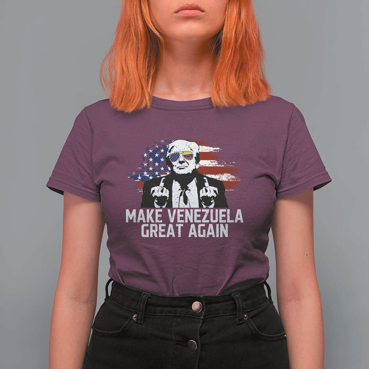 MVGA Make Venezuela Great Again T Shirt For Women Funny Political Gift - Wonder Print Shop