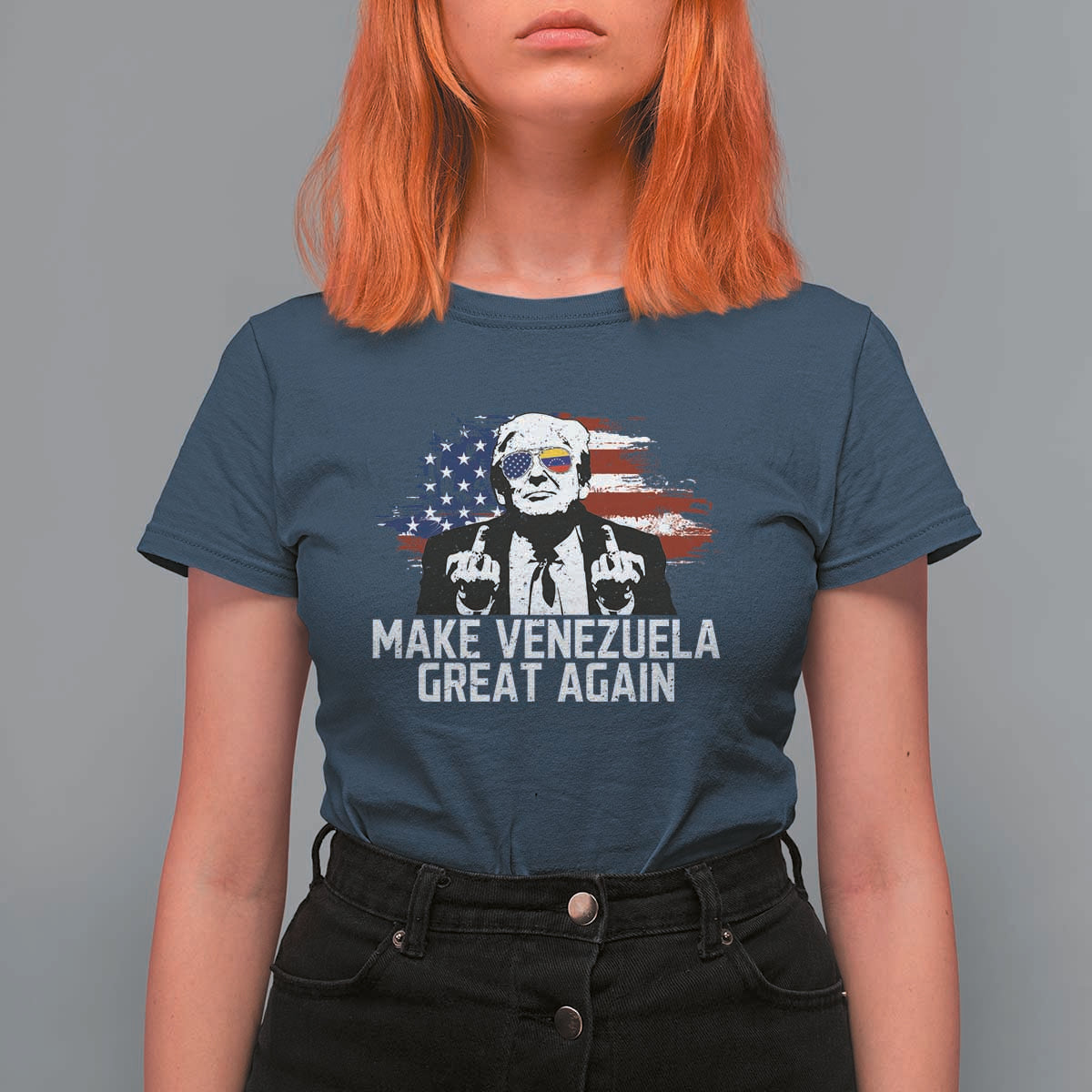 MVGA Make Venezuela Great Again T Shirt For Women Funny Political Gift - Wonder Print Shop