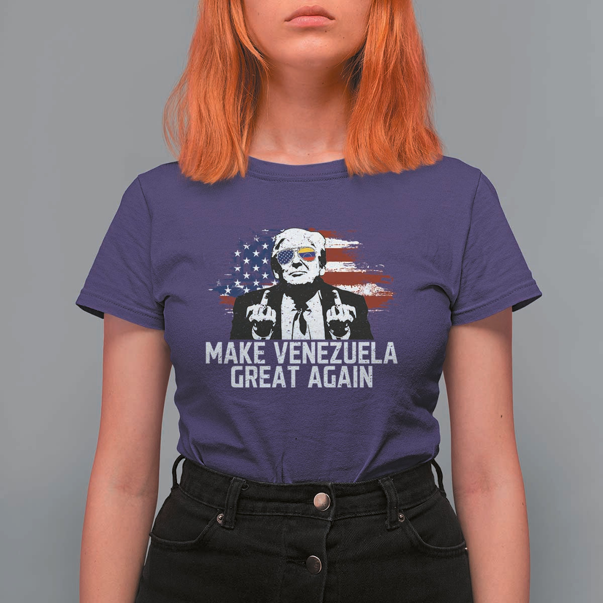 MVGA Make Venezuela Great Again T Shirt For Women Funny Political Gift - Wonder Print Shop
