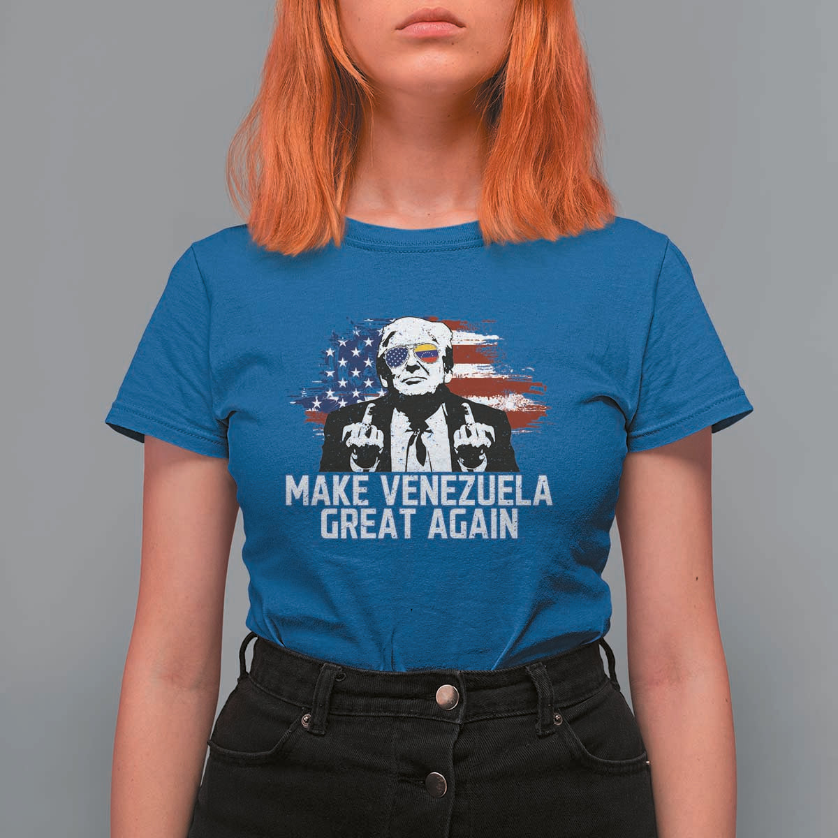 MVGA Make Venezuela Great Again T Shirt For Women Funny Political Gift - Wonder Print Shop