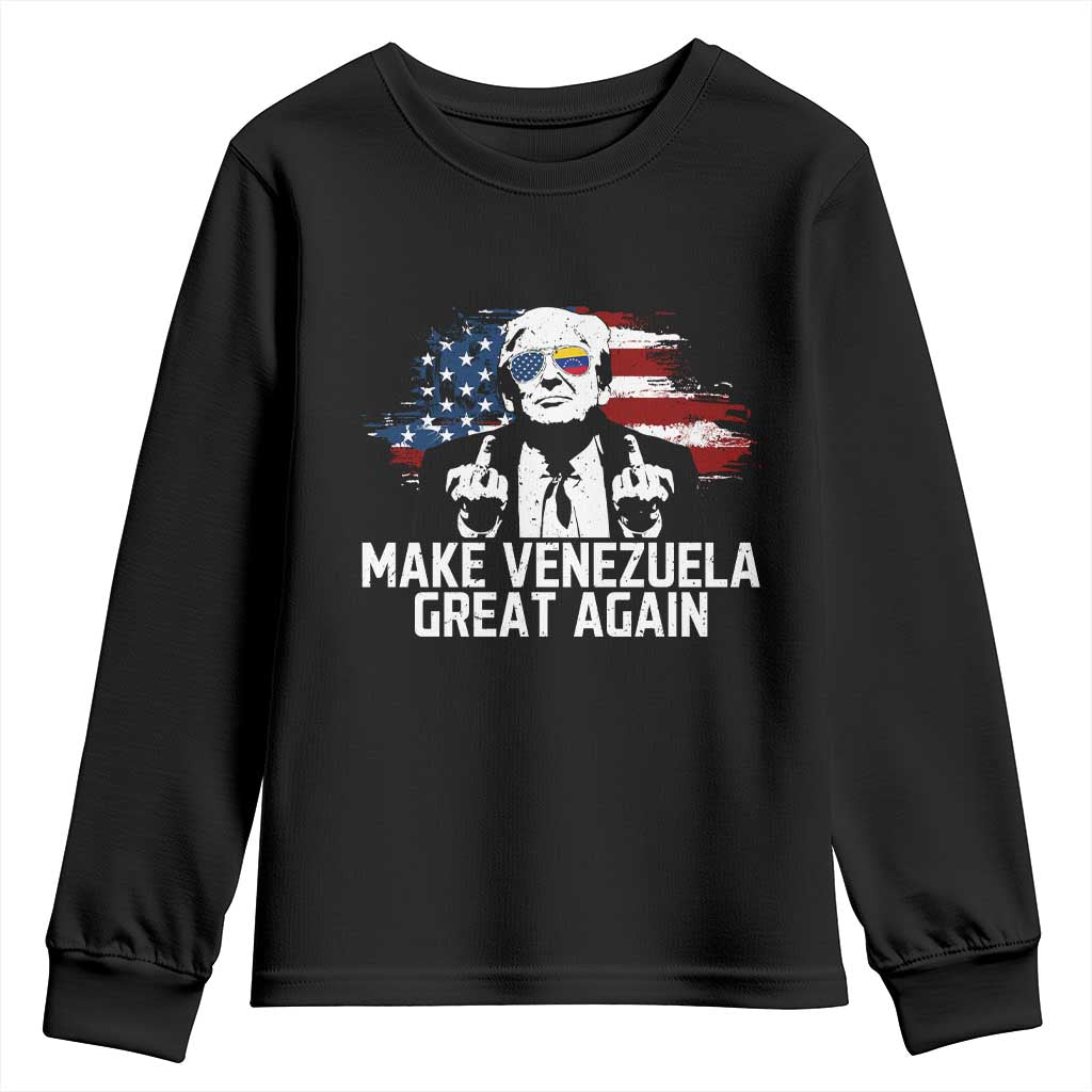 MVGA Make Venezuela Great Again Youth Sweatshirt Funny Political Gift - Wonder Print Shop