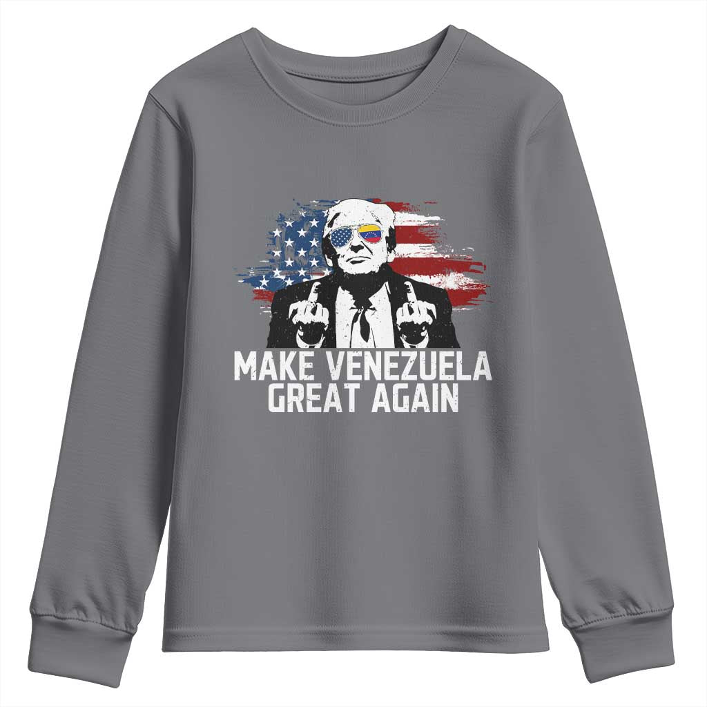MVGA Make Venezuela Great Again Youth Sweatshirt Funny Political Gift - Wonder Print Shop