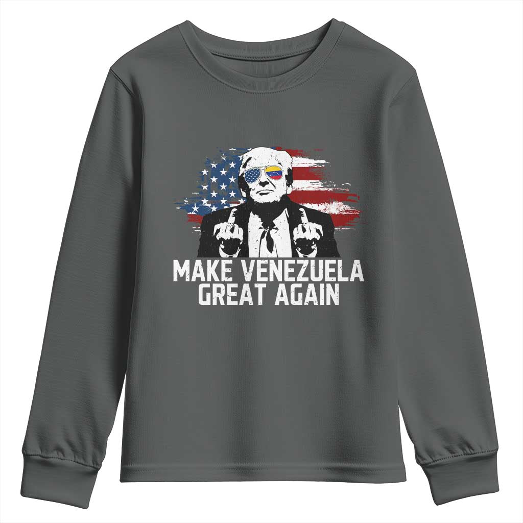 MVGA Make Venezuela Great Again Youth Sweatshirt Funny Political Gift - Wonder Print Shop