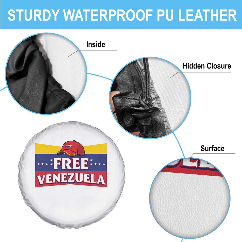 Free Venezuela Flag Patriotic Spare Tire Cover Venezuela Pride - Wonder Print Shop