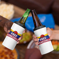 Free Venezuela Flag Patriotic 4 in 1 Can Cooler Tumbler Venezuela Pride - Wonder Print Shop