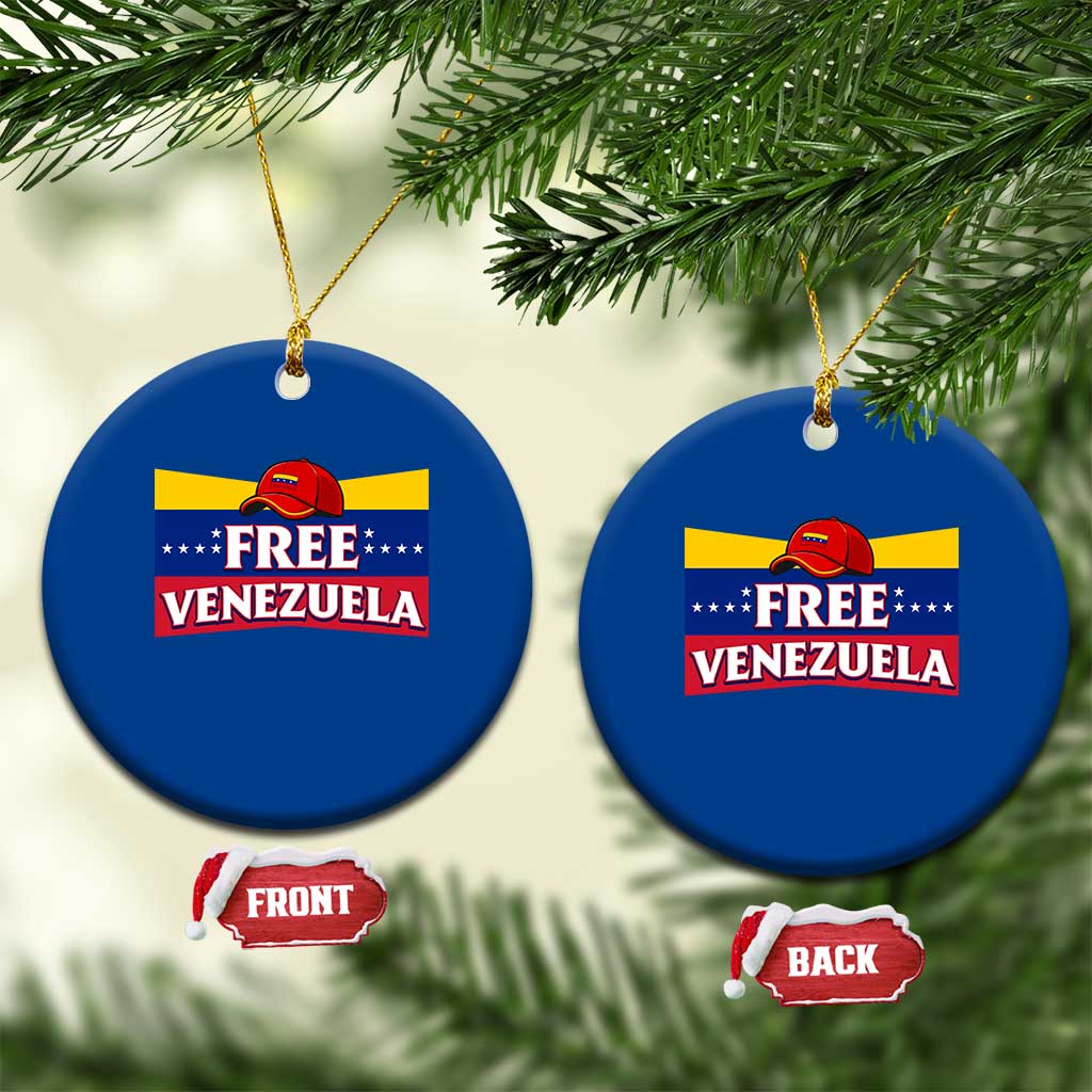 Free Venezuela Flag Patriotic Ceramic Ornament Venezuela Pride - Wonder Print Shop