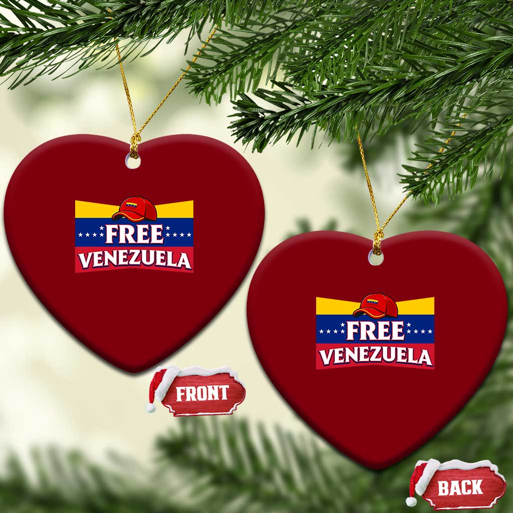 Free Venezuela Flag Patriotic Ceramic Ornament Venezuela Pride - Wonder Print Shop