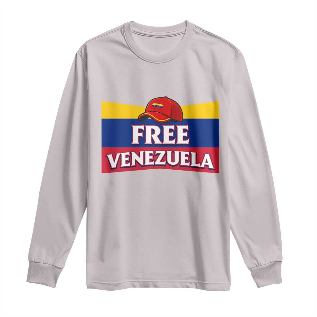 Free Venezuela Flag Patriotic Long Sleeve Shirt Venezuela Pride - Wonder Print Shop