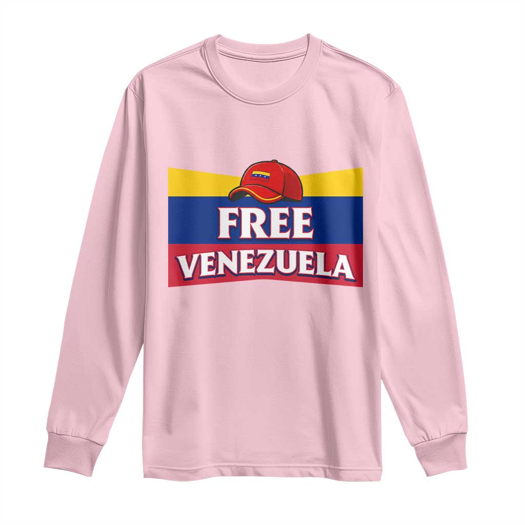 Free Venezuela Flag Patriotic Long Sleeve Shirt Venezuela Pride - Wonder Print Shop