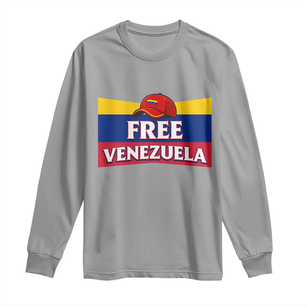 Free Venezuela Flag Patriotic Long Sleeve Shirt Venezuela Pride - Wonder Print Shop