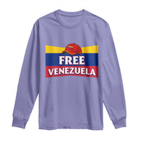 Free Venezuela Flag Patriotic Long Sleeve Shirt Venezuela Pride - Wonder Print Shop