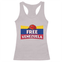 Free Venezuela Flag Patriotic Racerback Tank Top Venezuela Pride - Wonder Print Shop