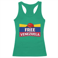 Free Venezuela Flag Patriotic Racerback Tank Top Venezuela Pride - Wonder Print Shop