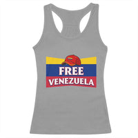 Free Venezuela Flag Patriotic Racerback Tank Top Venezuela Pride - Wonder Print Shop