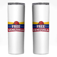 Free Venezuela Flag Patriotic Skinny Tumbler Venezuela Pride - Wonder Print Shop