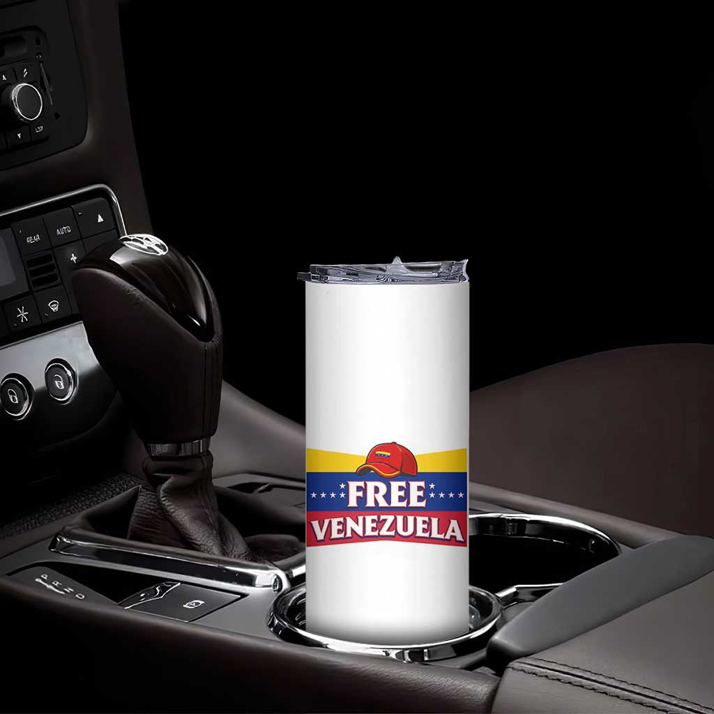 Free Venezuela Flag Patriotic Skinny Tumbler Venezuela Pride - Wonder Print Shop