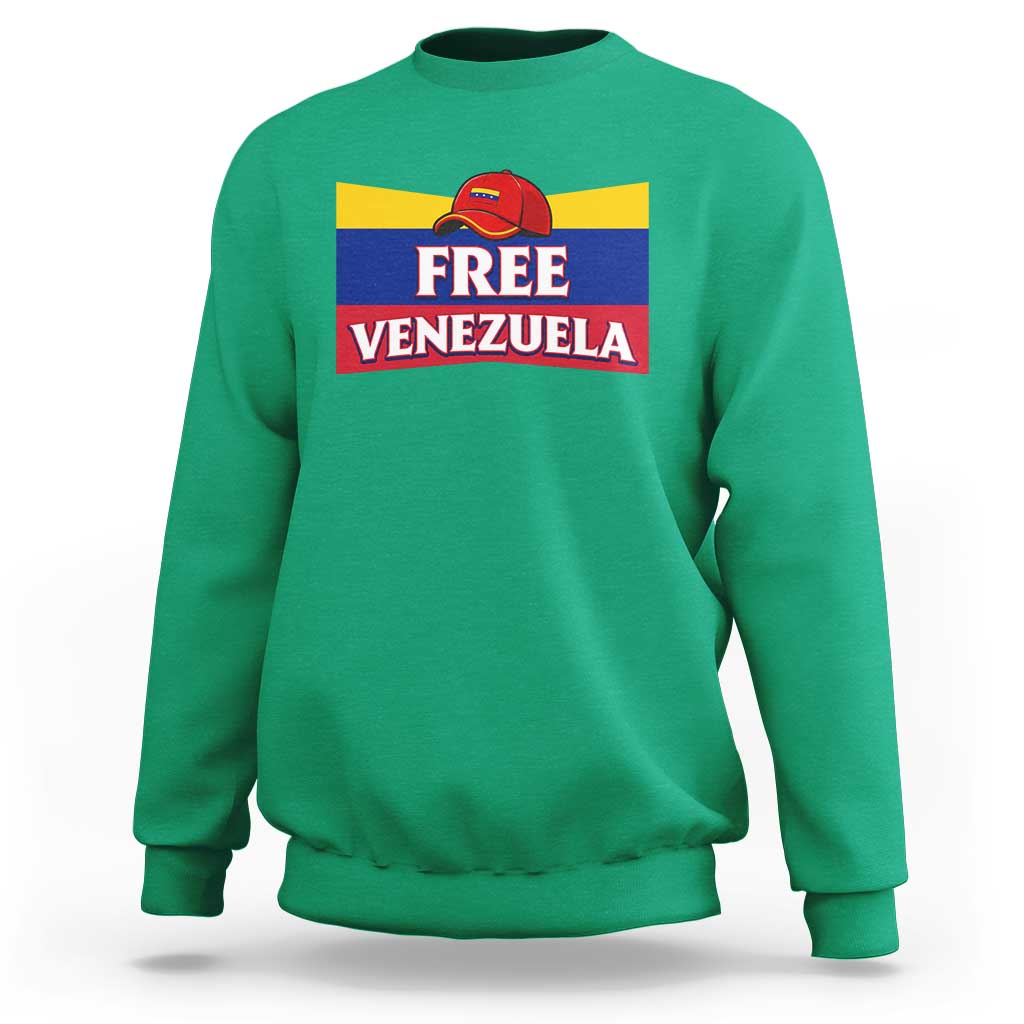 Free Venezuela Flag Patriotic Sweatshirt Venezuela Pride - Wonder Print Shop